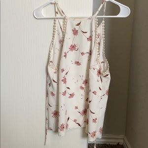 Floral halter top